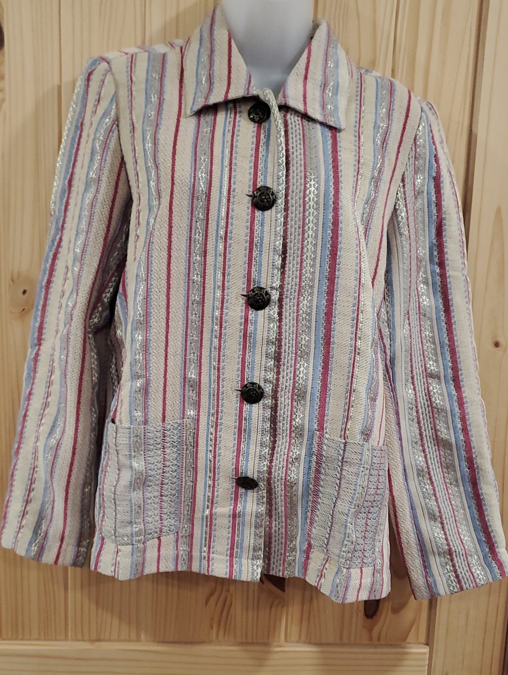 Vintage Napa Valley Striped Jacket
